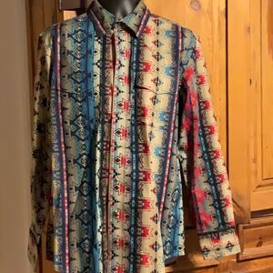 Men’s Wrangler Long Sleeve Pearl-snap Shirt